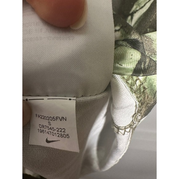 Nike The Nike‎ Tee Floral Print Training T-Shirt Men's Small Green - Picture 6 of 8